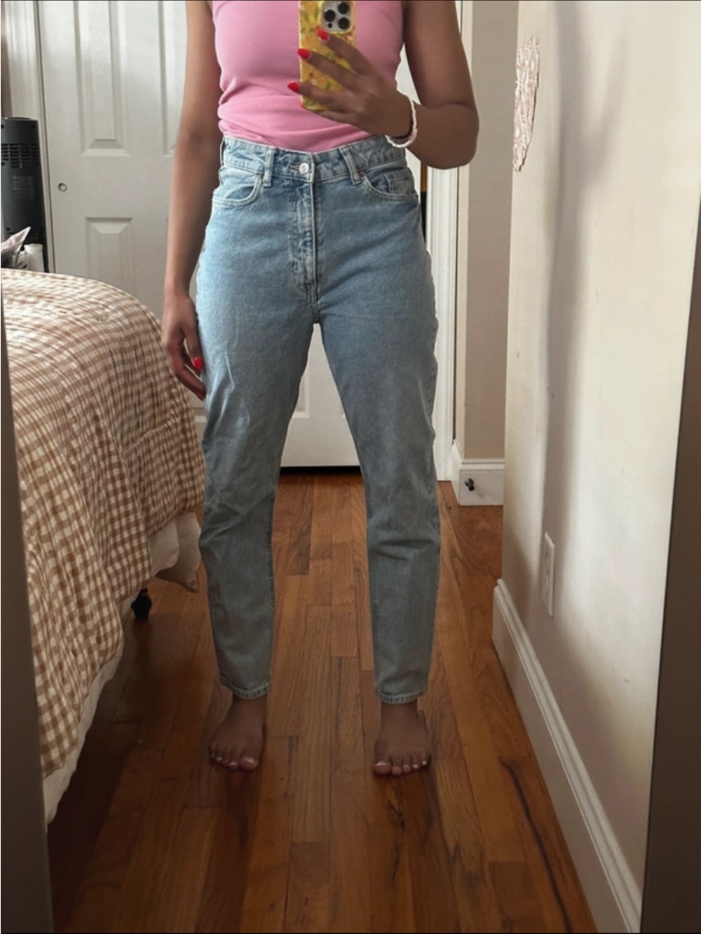 H&M Classic High-Waist Light Blue Women’s Jeans